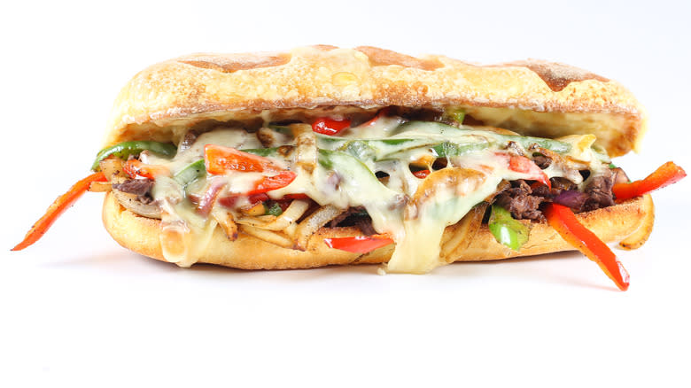 Loaded Philly cheesesteak
