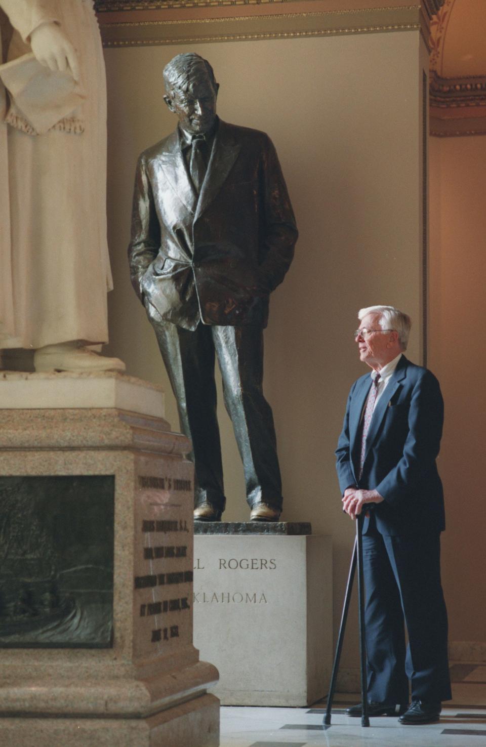 U.S. Rep. Charles Bennett was photographed in 2005 in the U.S. Capitol's Statuary Hall. (Bob Self/Florida Times-Union)