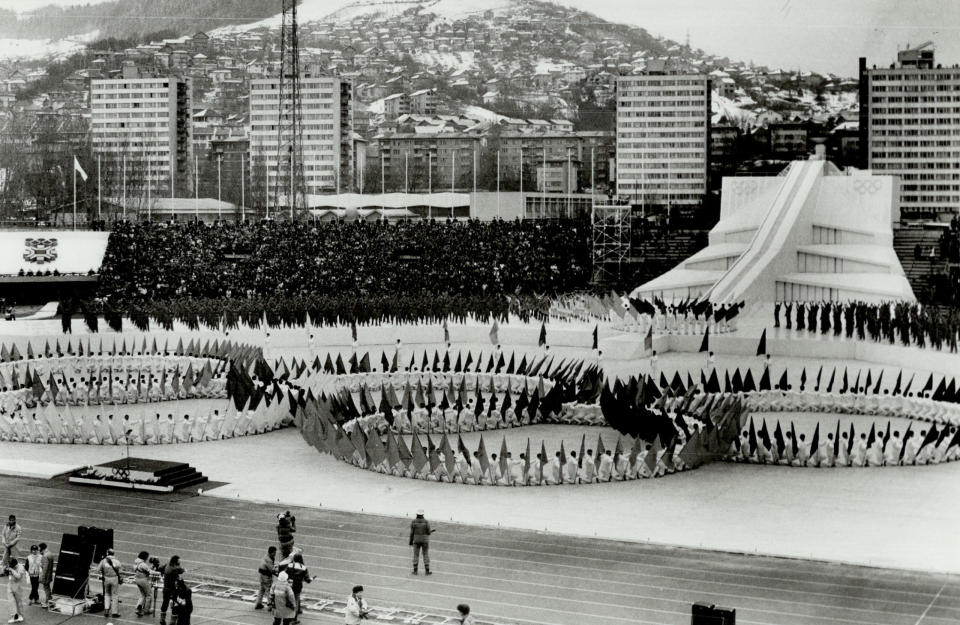 THEN: Sarajevo Winter Olympics Stadium, 1984