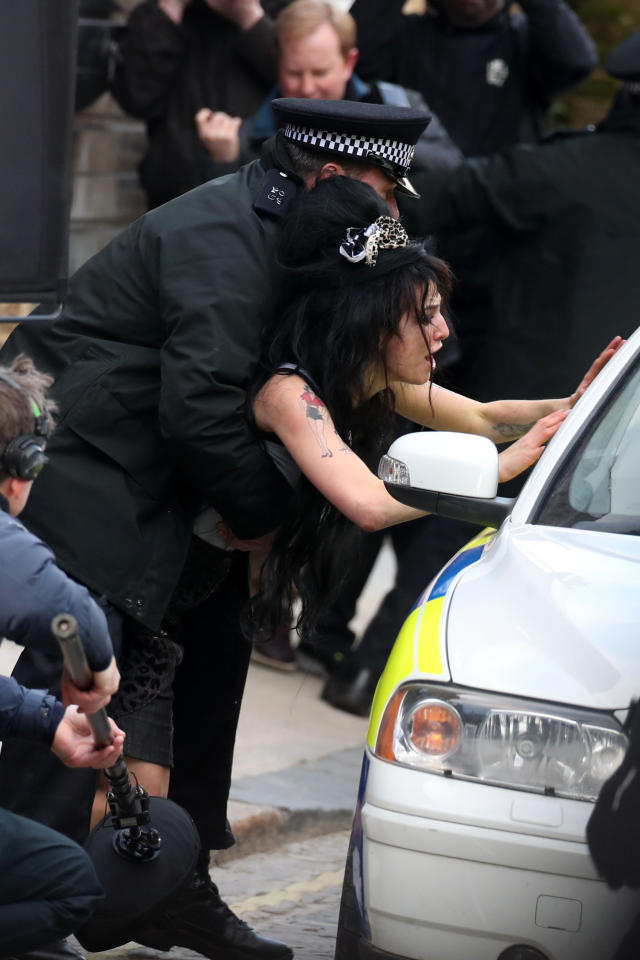 Back to Black: New set photos from Amy Winehouse biopic have people calling  for boycott