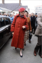 <div class="caption-credit">Photo by: Tim Graham/Getty Images</div>Diana was deeply loyal to her favorite designers and that didn't change when she became pregnant with William in 1982. The British style houses of Catherine Walker and Bellville Sassoon almost exclusively provided the wardrobe for both of Di's pregnancies. <br>