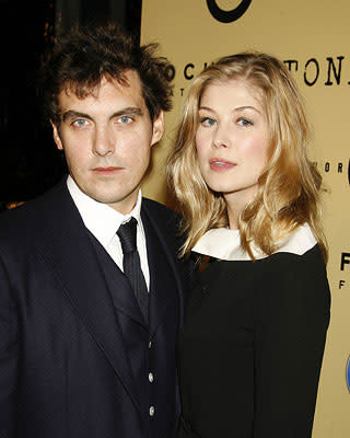 Director Joe Wright and Rosamund Pike at the Beverly Hills premiere of Focus Features' Atonement