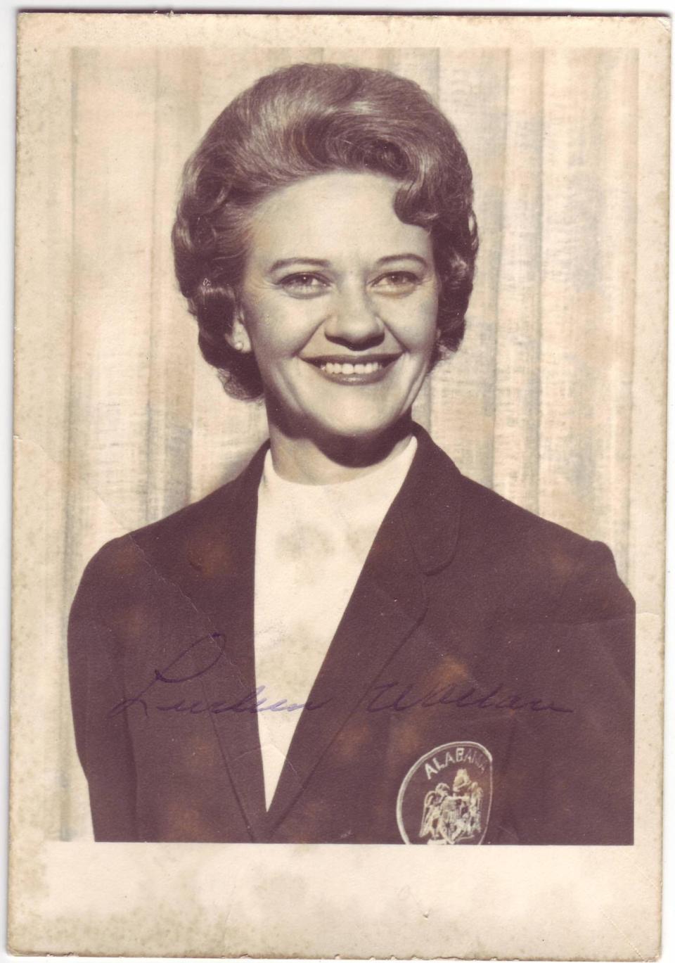 Lurleen B. Wallace, who was born in Tuscaloosa, was elected governor of Alabama in 1966, the first woman to hold the office. She died of cancer after 16 months in office.