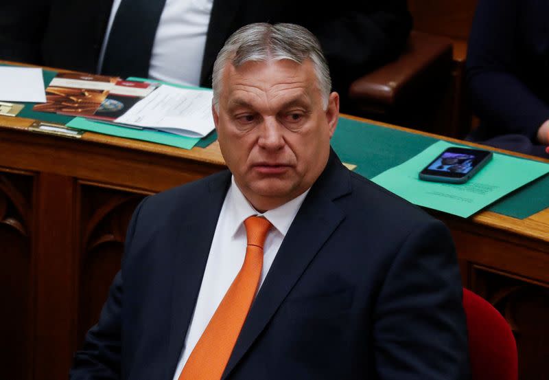 Hungarian Prime Minister Orban attends the opening session of Hungary's new parliament, in Budapest