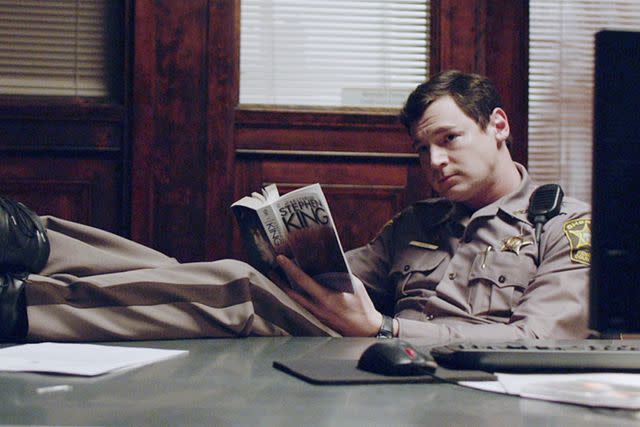 <p>Netflix/Everett</p> Benjamin Walker in 'Shimmer Lake'