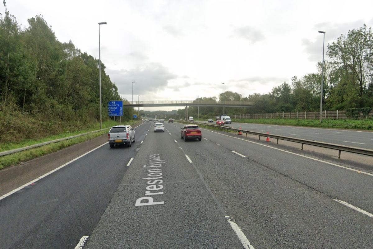 The M6 between J32 and J31A southbound <i>(Image: Google Maps)</i>