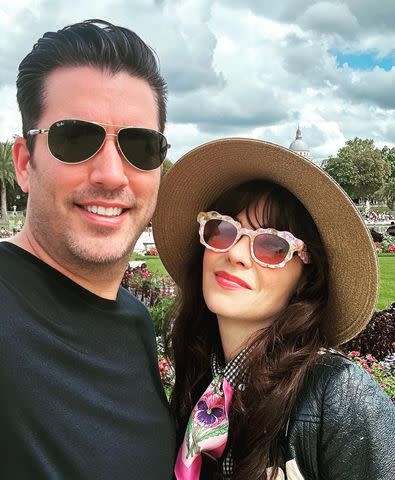 <p>Jonathan Scott Instagram</p> Jonathan Scott and Zoeey Deschanel