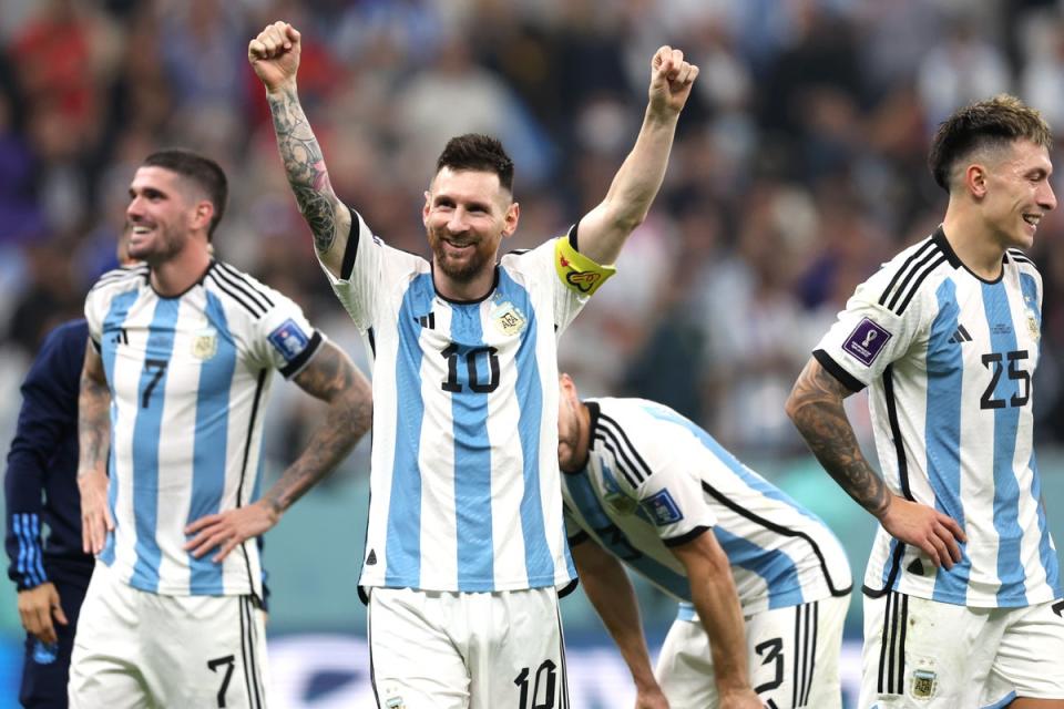 Lionel Messi inspired another Argentina win as they reached the World Cup final  (Getty Images)