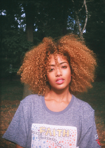 brown skin girls with red hair tumblr