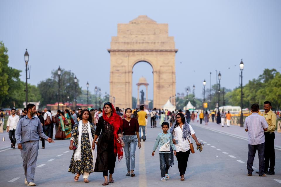 People in New Delhi, India on May 04,2023.