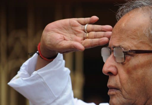 Powerful politician Pranab Mukherjee, pictured in June 2012, looked set to be elected India's new president on Sunday and analysts said the canny veteran could play a key role in steering the nation through testing times