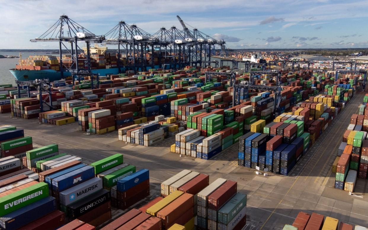 Felixstowe port Suffolk strike Unite union pay supply chain Christmas