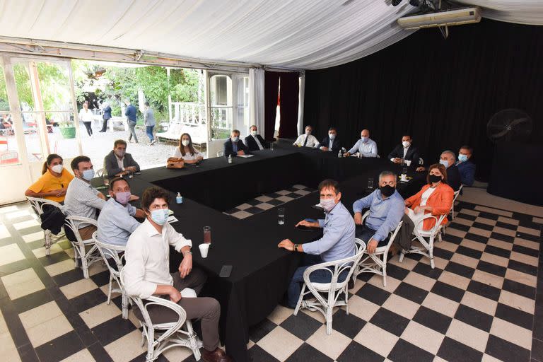 La reunión de la mesa nacional de Juntos por el Cambio