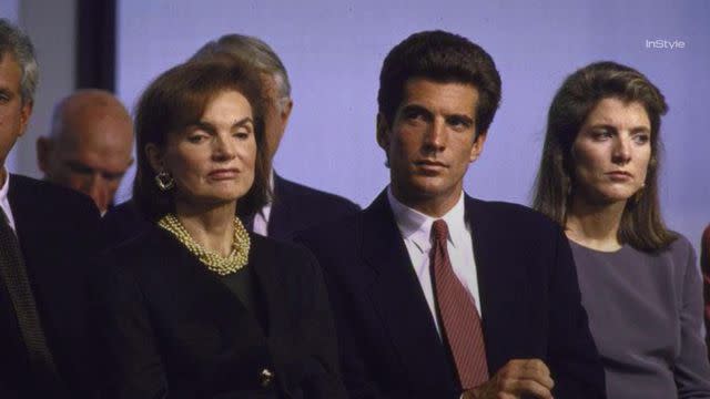 Jackie Kennedy and John F. Kennedy Jr.