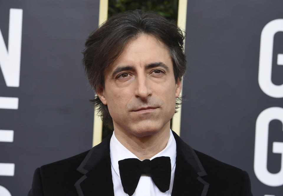 FILE - Noah Baumbach arrives at the 77th annual Golden Globe Awards at the Beverly Hilton Hotel in Beverly Hills, Calif., on Jan. 5, 2020. Baumbach's adaptation of Don DeLillo's "White Noise" will also kick off the Venice Film Festival. (Photo by Jordan Strauss/Invision/AP, File)