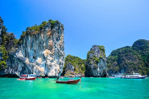 There are few more reliable destinations for a sunny escape from the European winter than Phuket - Credit: AP