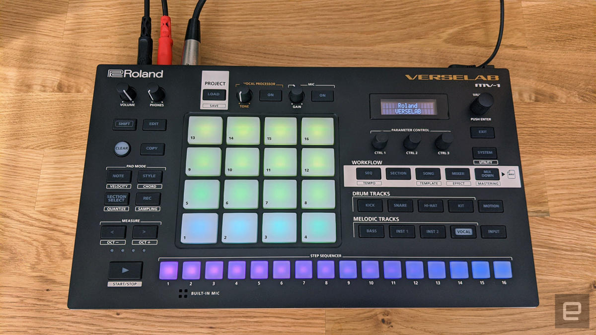 Roland Verselab MV-1 groovebox hands-on