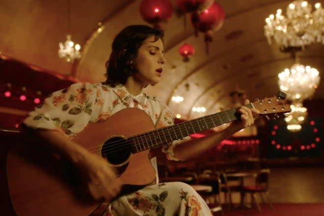 <p>Katie Melua performing a livestreamed gig with no audience at the Rivoli, produced by Driift</p> (Driift)