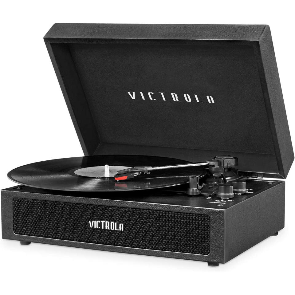 Victrola Vintage 3-Speed Bluetooth Portable Suitcase Record Player