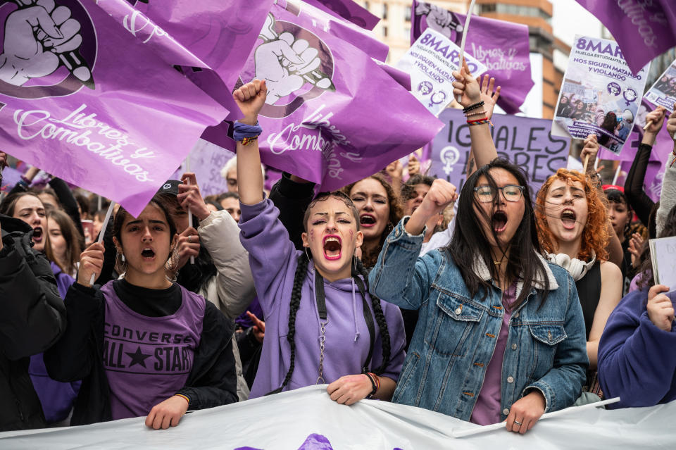 El posmachismo, que ha encontrado en las redes su gran escaparate, busca desacreditar el movimiento feminista.  (Photo by Marcos del Mazo/LightRocket via Getty Images)