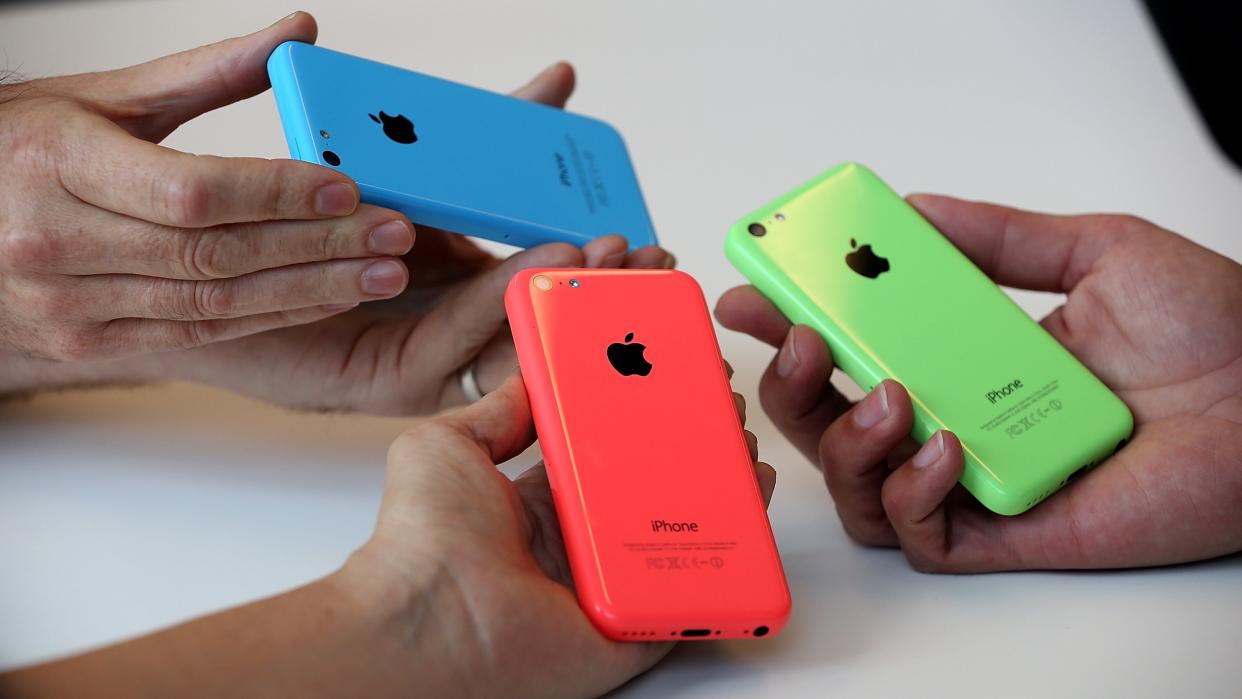  IPhone 5c colors. 