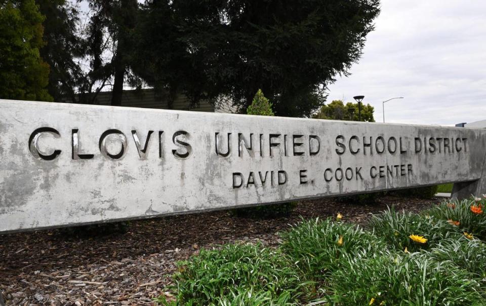 Clovis Unified School District’s David E. Cook Center’s site along Clovis Avenue just east of Sunnyside Ave., photographed Wednesday, March 27, 2024 in Clovis.