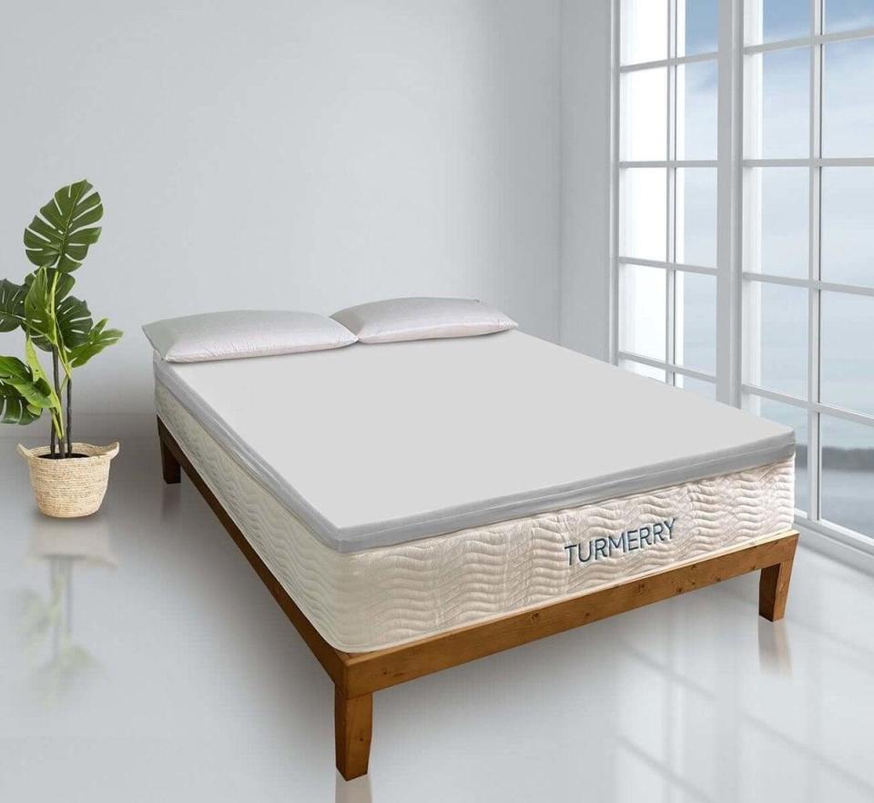 <p><a href="https://go.redirectingat.com?id=74968X1596630&url=https%3A%2F%2Fwww.turmerry.com%2Fproducts%2Fnatural-dunlop-latex-mattress-topper%3Fvariant%3D30877297737837&sref=https%3A%2F%2Fwww.goodhousekeeping.com%2Fhome-products%2Fg40177072%2Fbest-latex-mattress-toppers%2F" rel="nofollow noopener" target="_blank" data-ylk="slk:Shop Now;elm:context_link;itc:0;sec:content-canvas" class="link ">Shop Now</a></p><p>Organic Latex Mattress Topper</p><p>turmerry.com</p><p>$189.00</p><span class="copyright">Turmerry</span>