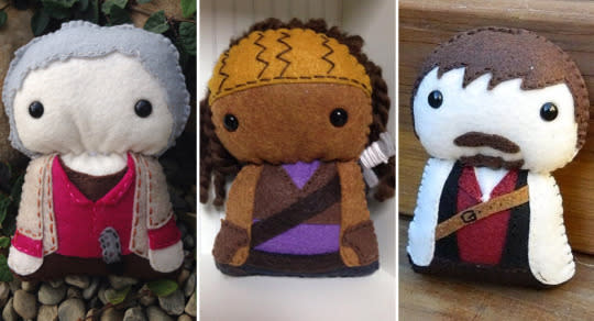 Carol, Michonne, Daryl Plush Dolls