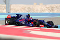 Formula One - F1 - Bahrain Grand Prix - Sakhir, Bahrain - 15/04/17 - Toro Rosso Formula One driver Carlos Sainz of Spain drives during the third practice session. REUTERS/Hamad I Mohammed