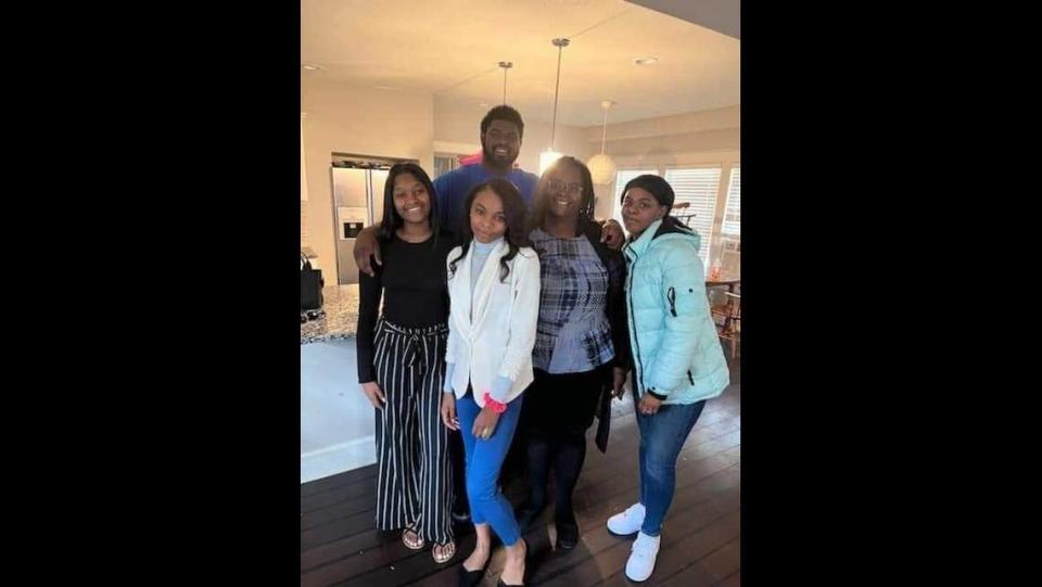 Xavier Townsend-Keith poses with family. On May 28, he was fatally shot after walking his girlfriend of two years to the bus stop near 51st Street and Prospect Avenue.