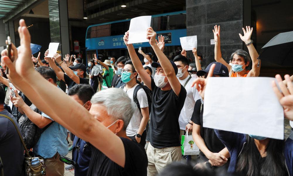 <span>Photograph: Tyrone Siu/Reuters</span>