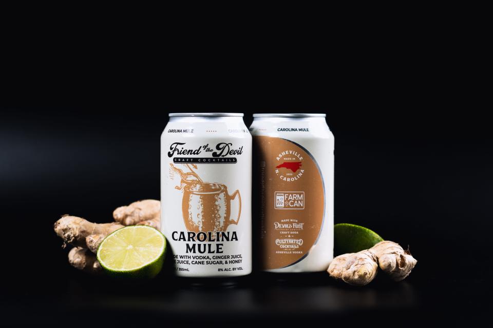 Devil's Foot Beverage will release a new canned cocktail line called Friend of the Devil. Carolina Mule, made with Cultivated Cocktails vodka, has an 8% ABV.
