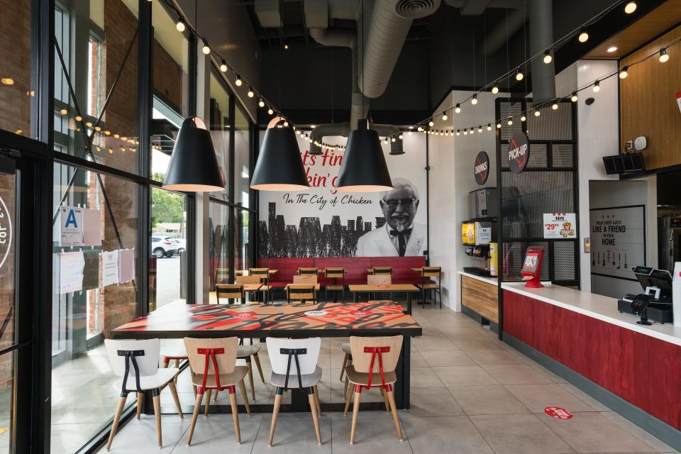 KFC Next Gen restaurant interior