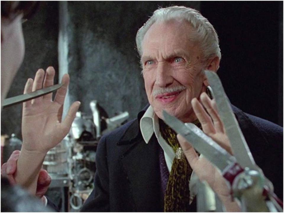 Edward Scissorhands Vincent Price