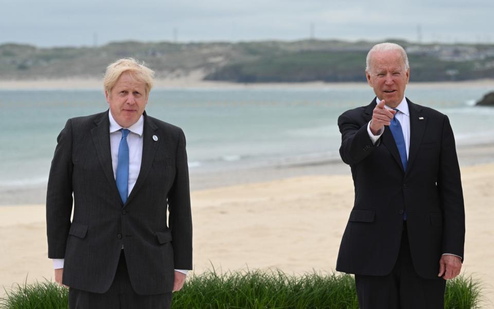 rime Minister of United Kingdom, Boris Johnson, and US President Joe Biden - Leon Neal/ Getty Images Europe
