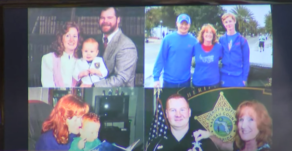 These are some Moyers family photos showing Joshua. They were displayed April 16 during victim impact statements in the sentencing phase for the man who killed the Nassau County deputy in a 2021 traffic stop.