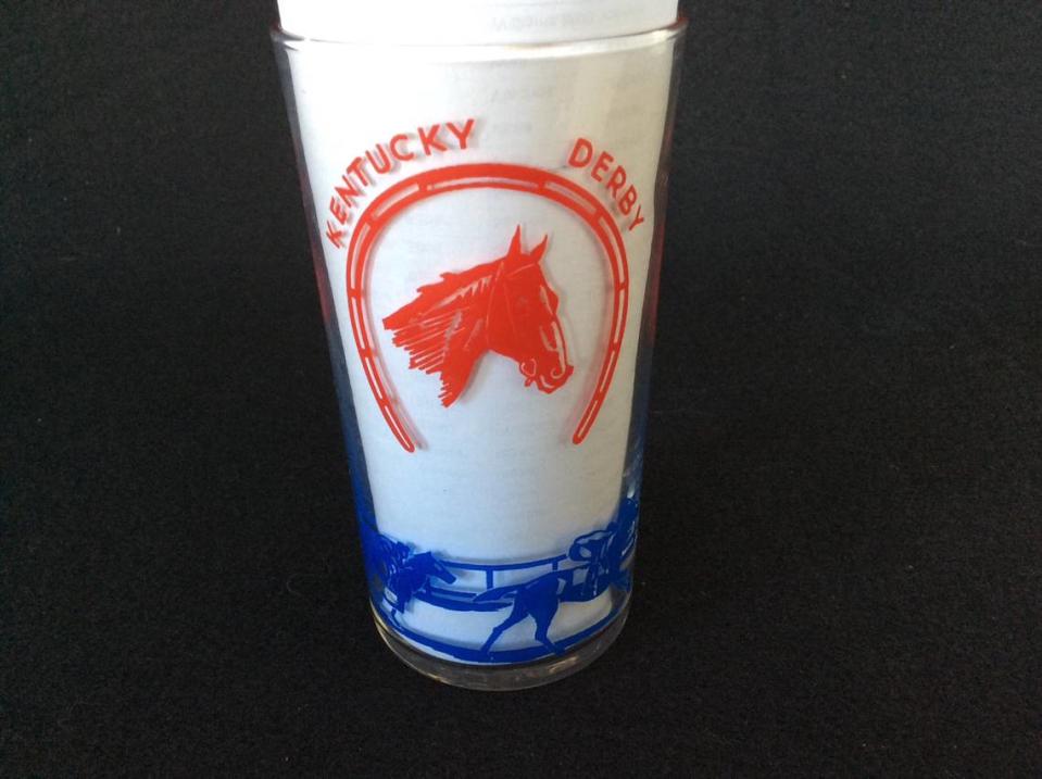 A rare Kentucky Derby glass from 1940 will be among the items auctioned by Caswell Prewitt, beginning April 10.