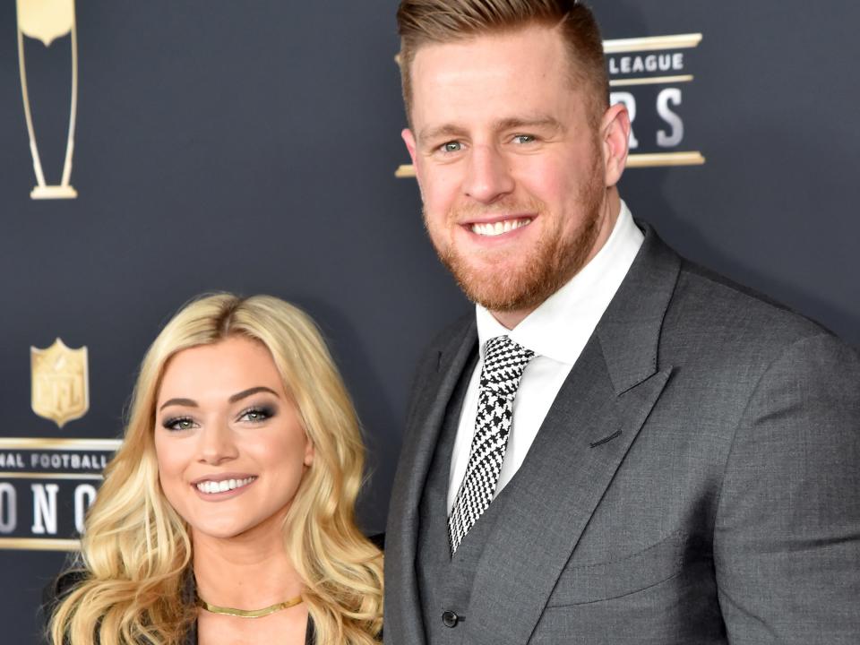 kealia ohai and jj watt february 2018