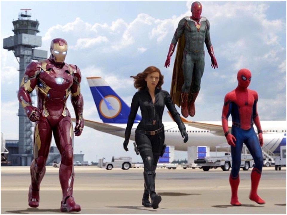 Captain America Civil war airport battle