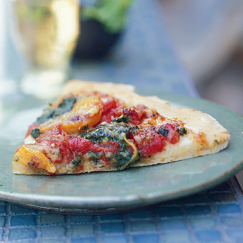 Pesto Pizza with Butternut Squash