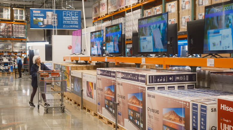 Costco TV display