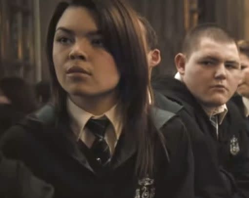 ...and also Pansy Parkinson (played by Scarlett Byrne)