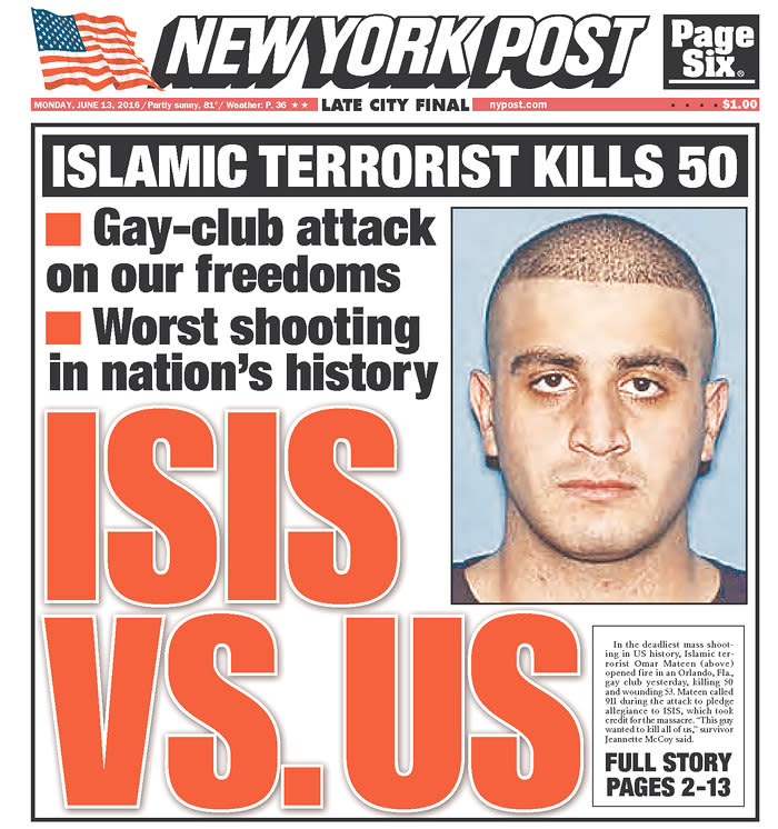 <p>New York Post<br> Published in New York, N.Y. USA.(newseum.org) </p>