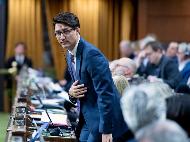 Justin Trudeau apologises for eating chocolate bar in parliament during voting session