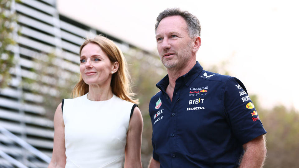 Red Bull principal Horner is married to Spice Girl Geri Halliwell