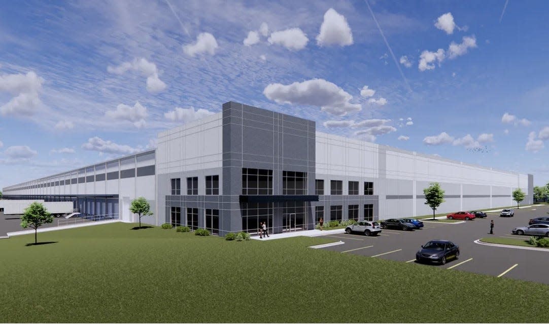 The building shows a rendering of a unit in the Savannah International Portside Park in Effingham County. Bradshaw Home is building a new facility in the park and is scheduled to open this fall.