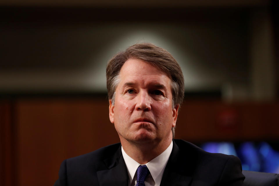 Kavanaugh during his Senate Judiciary Committee confirmation hearing on Sept. 4. (Photo: Joshua Roberts / Reuters)