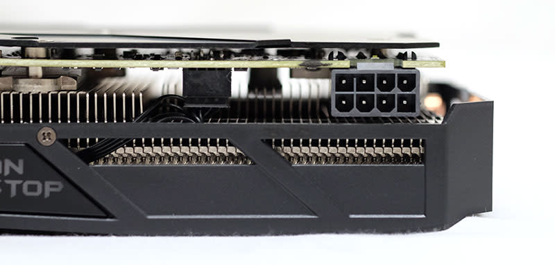 Like ASUS and MSI, Gigabyte has opted for an 8-pin connector over the standard 6-pin one.