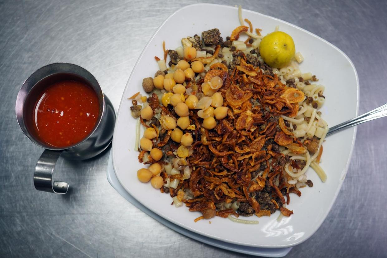 A new Cairo food tour introduces you to dishes like kushari: Sarah Reid