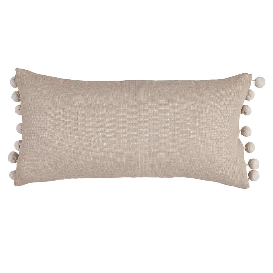 Stone & Beam Casual Pom-Pom Throw Pillow